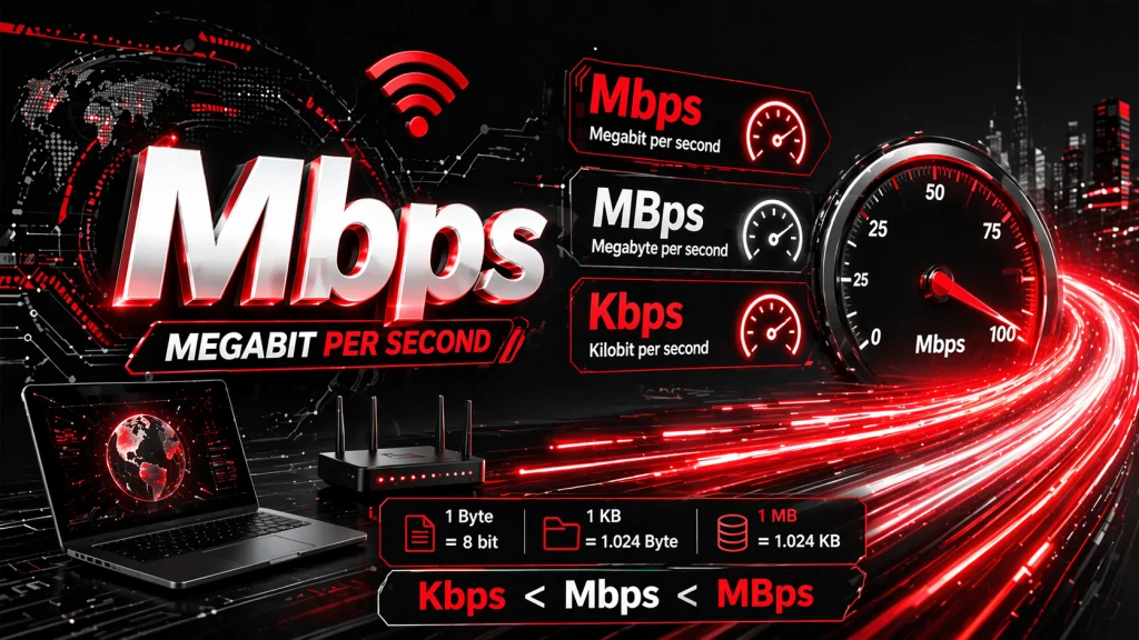 Kecepatan Internet dan Perbedaan MBps, Mbps dan kbps