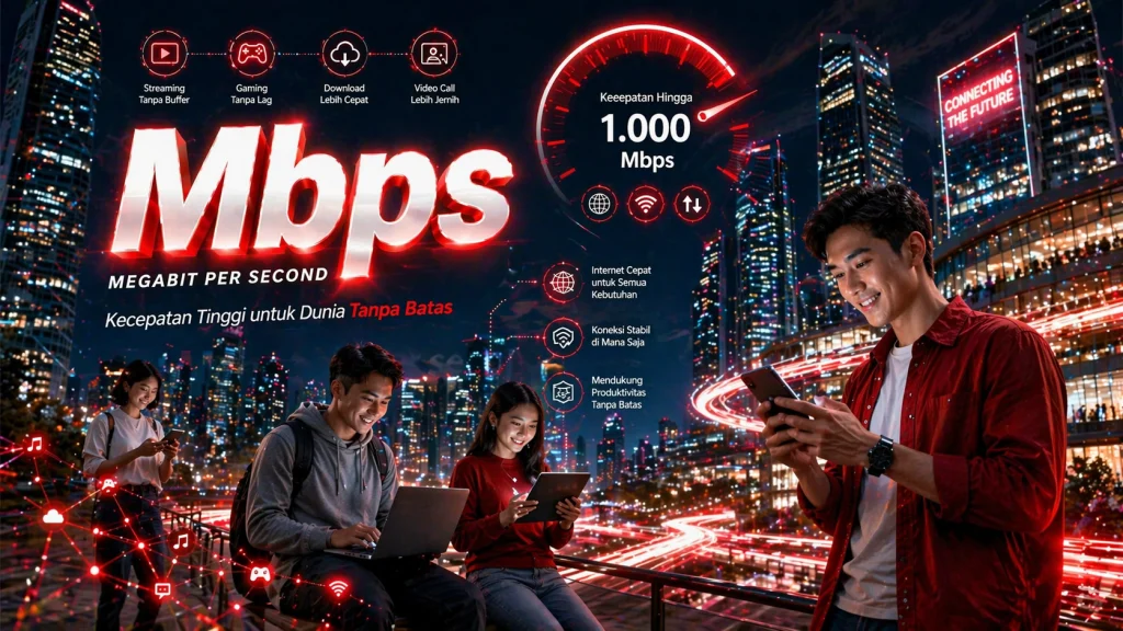 Kecepatan Internet Mbps, MBps Kbps