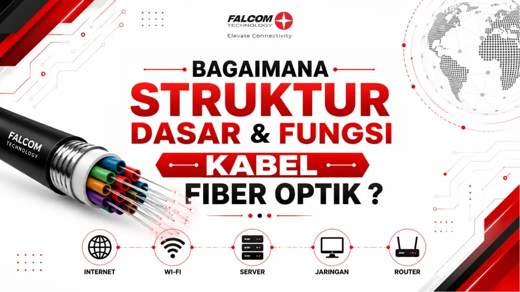 Struktur dan Fungsi kabel fiber optik