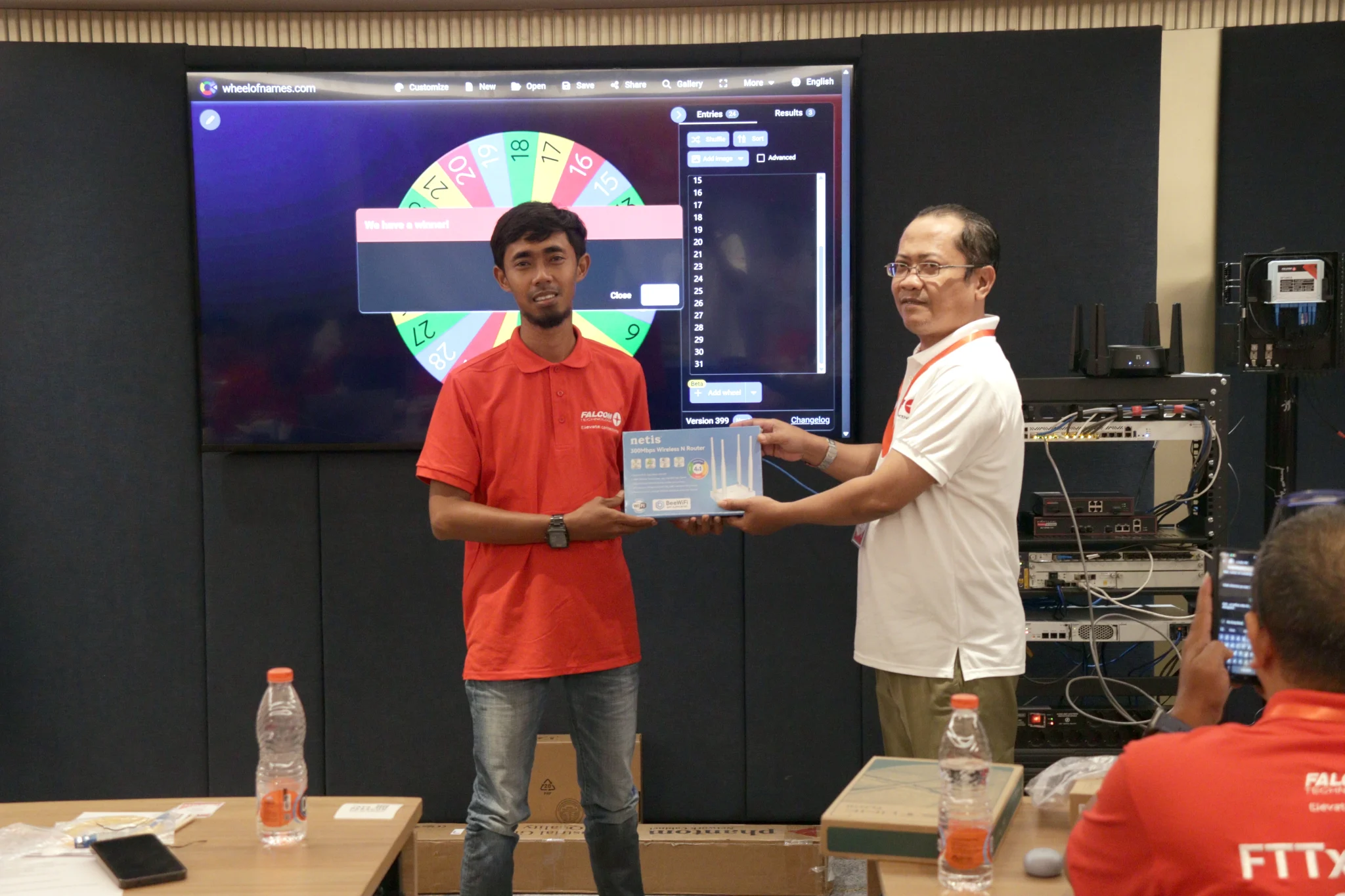 Falcom pelatihan Ftth Java Paragon