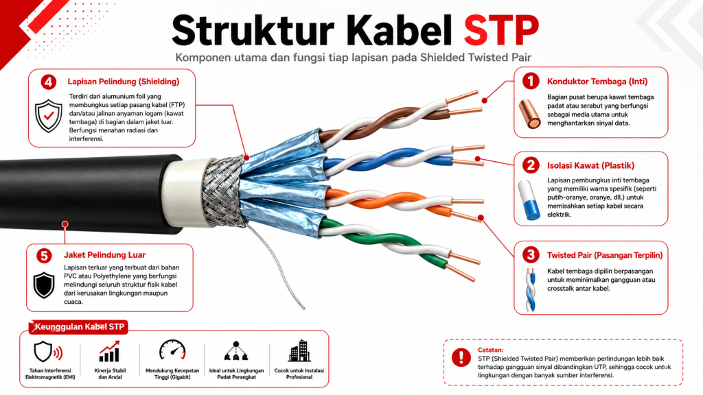 KABEL LAN Shielded Twisted Pair